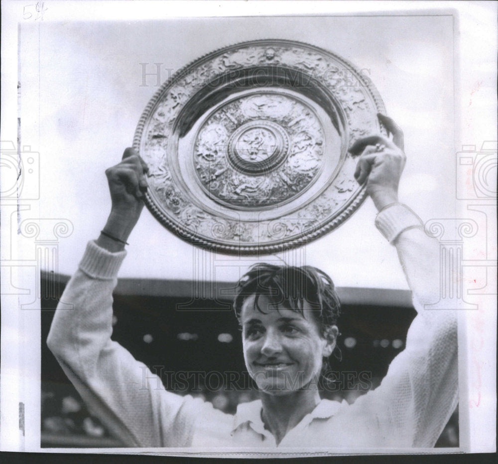 1970 Margaret Court Australian Tennis Champ - Historic Images