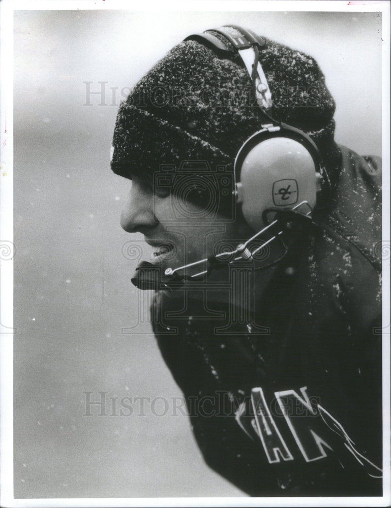 1989 Bill Parcell Giants Football Coach Quarter Won - Historic Images