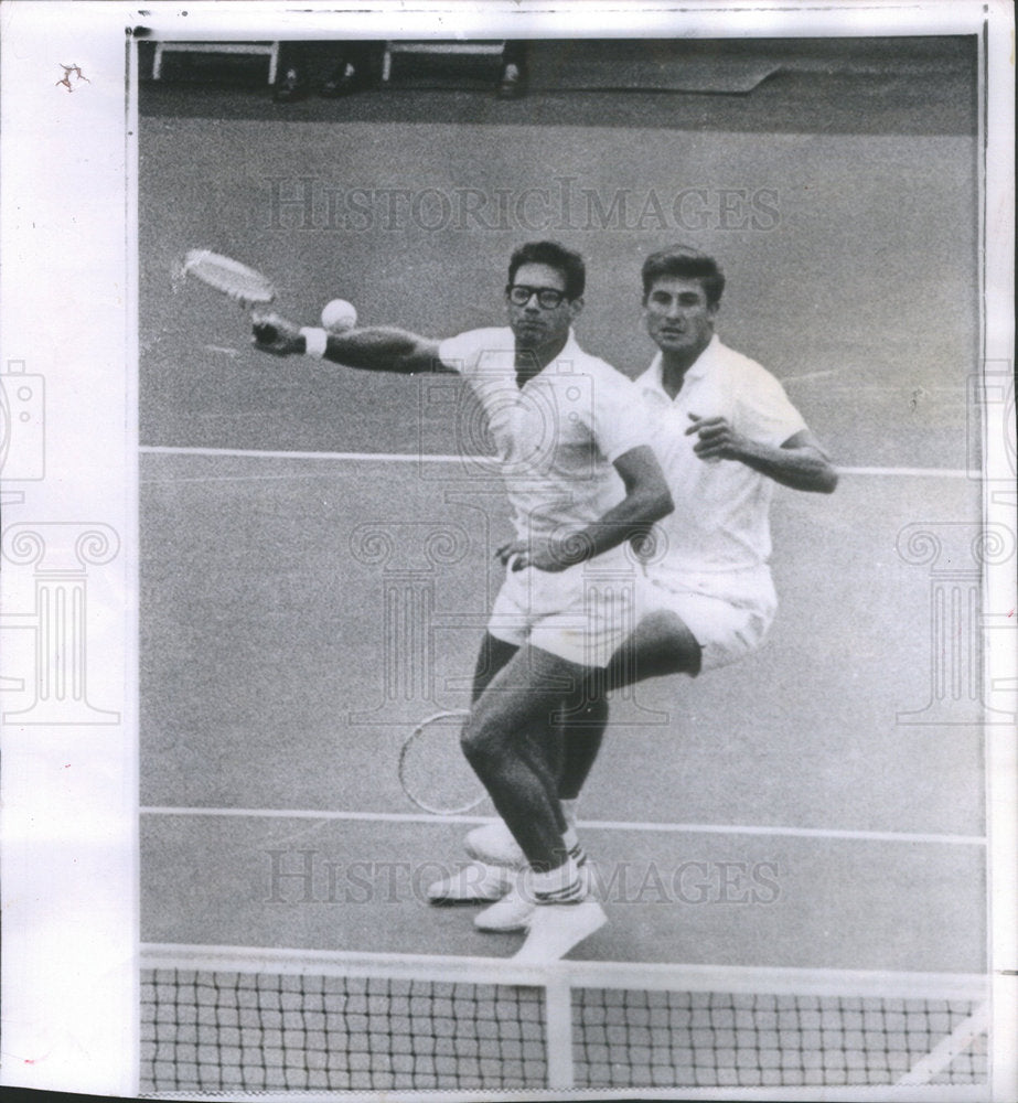 1968 Press Photo Clark Graebner &amp; Charles Pasarell - Historic Images