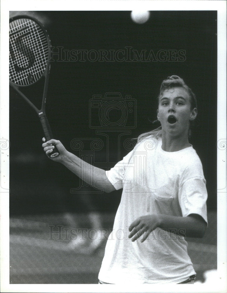 1991 ERIN GOWEN TENNIS PALYER MERCER ISLAND - Historic Images