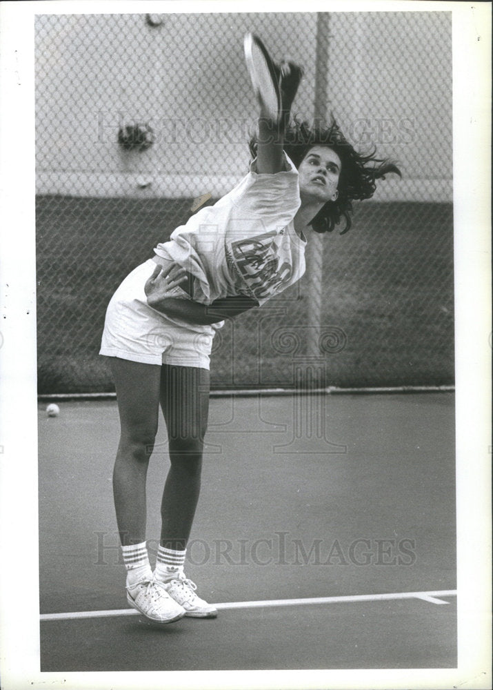 1987 Auburn High School Janna Kovacevich Tennis - Historic Images