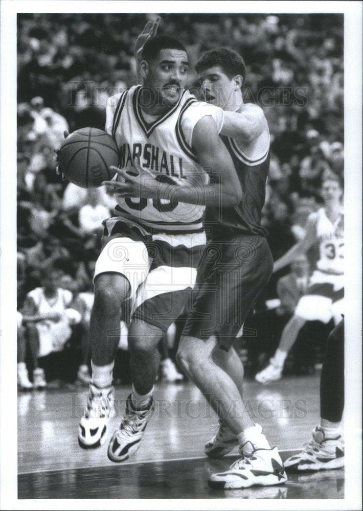 1996 Sidney Coles, Marshall University Basketball - Historic Images