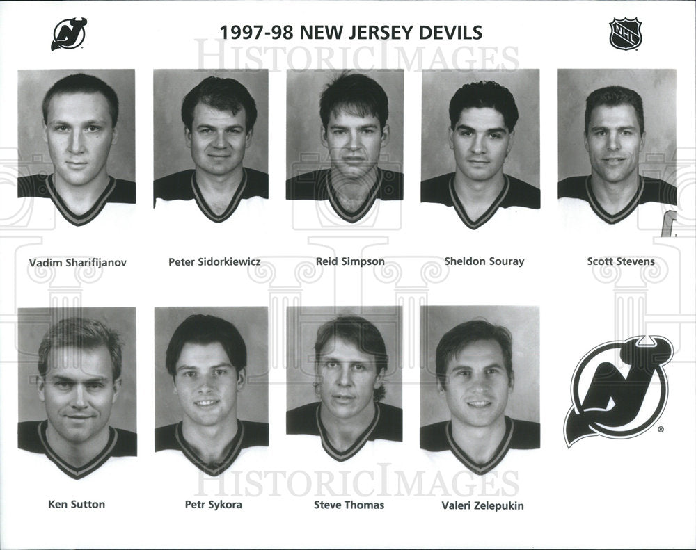 1977 New Jersey Devils Vadim Sharifijanov Peter Sidorkiewicz Reid - Historic Images