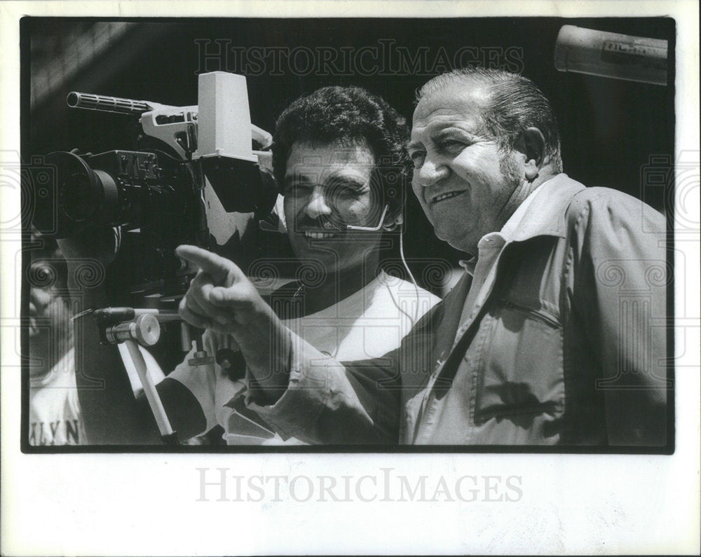 1983 NBC Baseball Coordinating Producer Coyle Directing Cameraman - Historic Images