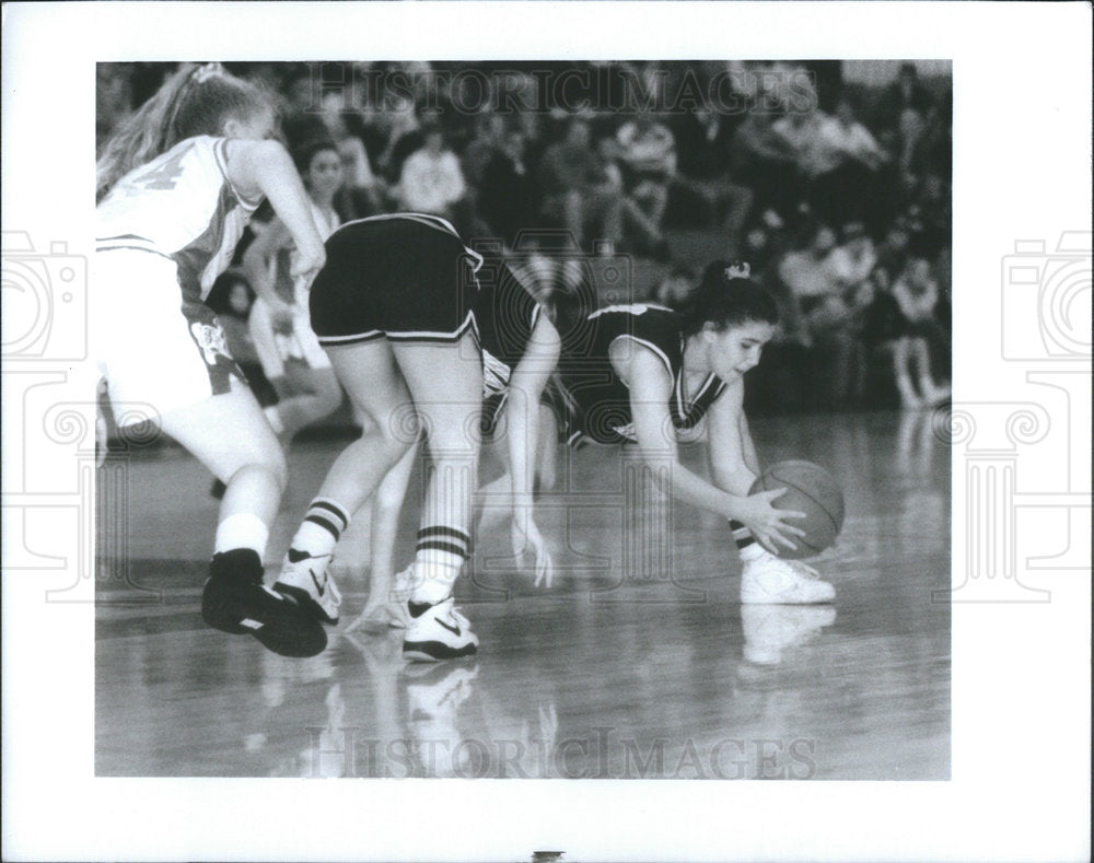 1993 Naperville Central High School Basketball Game Rooney - Historic Images