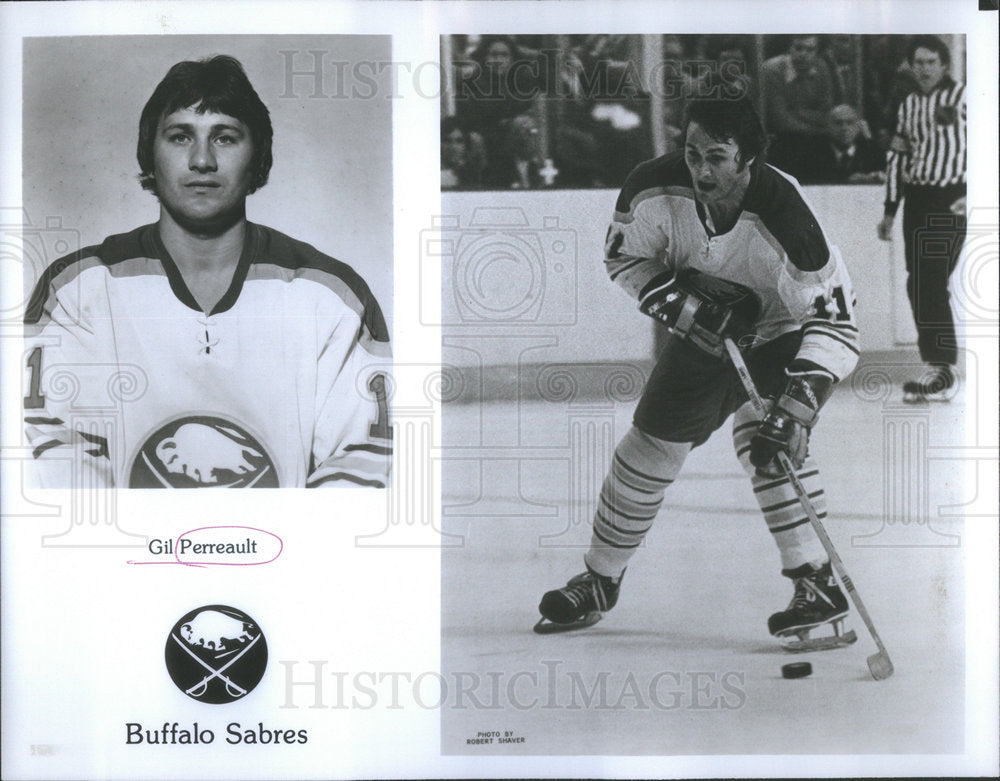 1977 Buffalo Sabres Gil Perreault - Historic Images