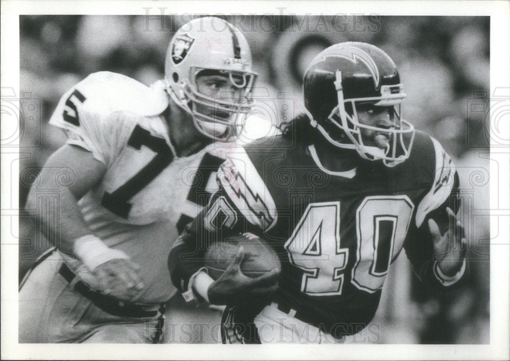 Gary Anderson Chargers Meri Simon - Historic Images