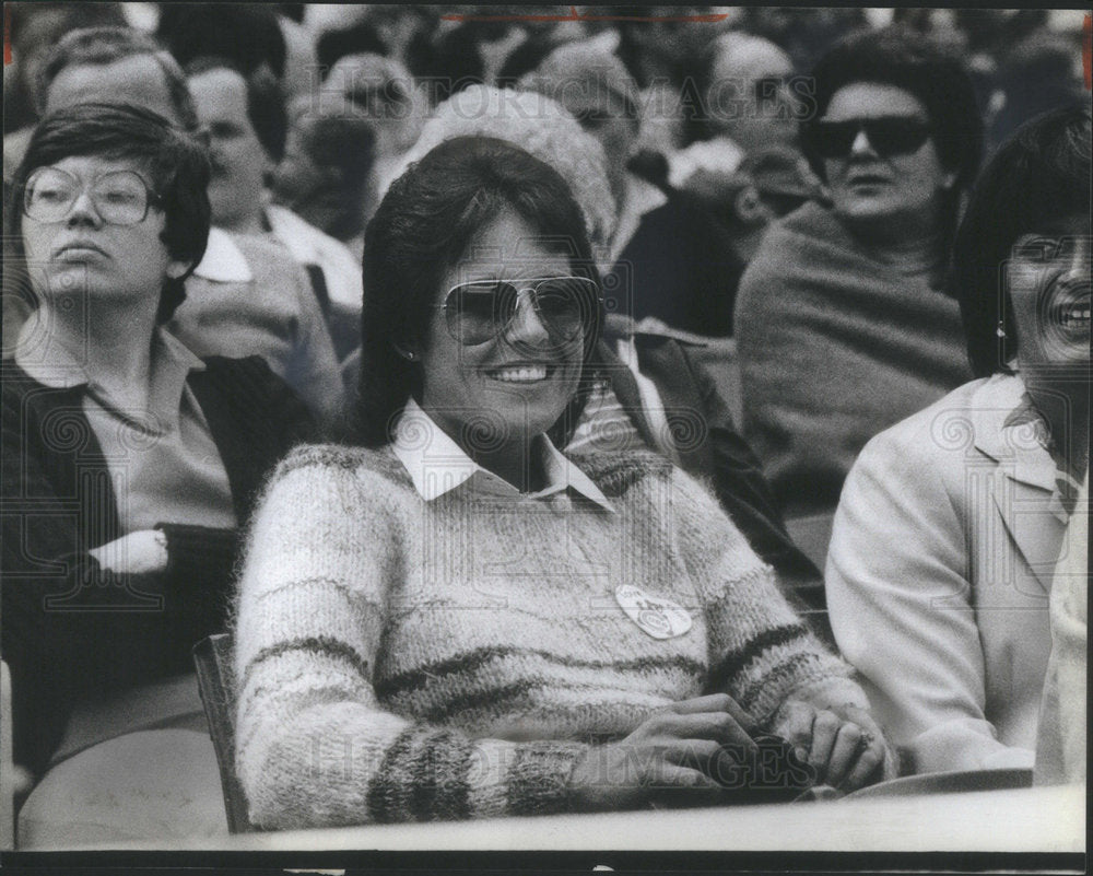 1982 Pretty Young lady Progolfer Nancy Lopez Houston series - Historic Images