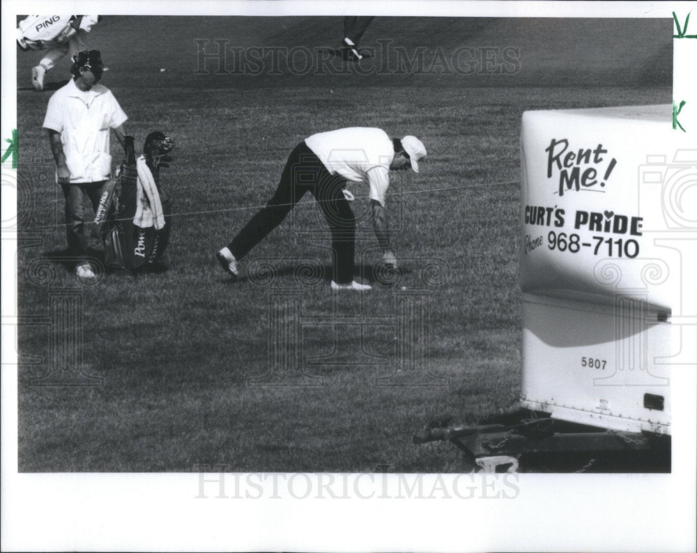 1989 Bill Kratzert Green Western Open Jim Sobb - Historic Images