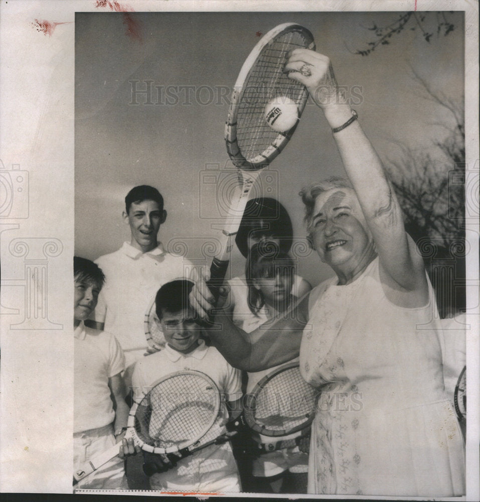 1965 Mrs Jean Hoxie Tennis Teacher  - Historic Images