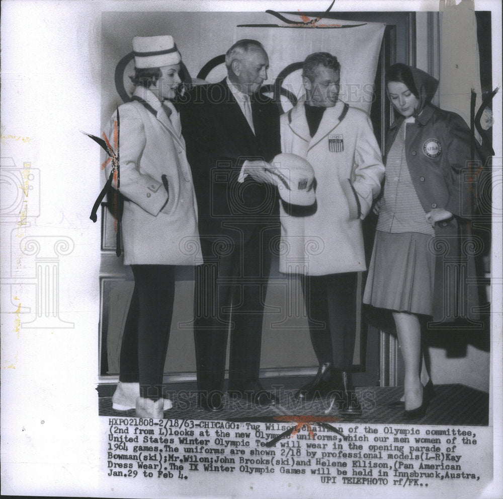 1963 Tug Wilson/Chairman Olympic Committee/New Olympic Uniforms - Historic Images