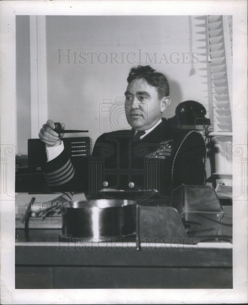 1950 Press Photo Henry Sander German Orchidologist Nurseryman St Albans - Historic Images