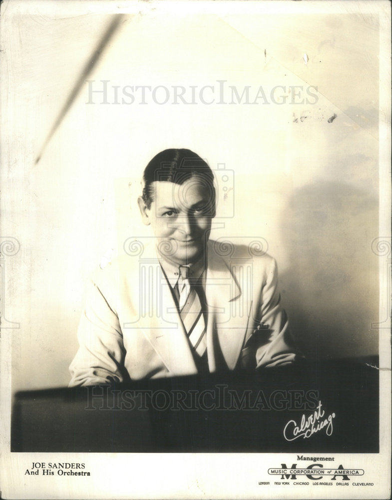 1939 JOE SANDERS ORCHESTRA BLACKHAWK RESTAURANT - Historic Images