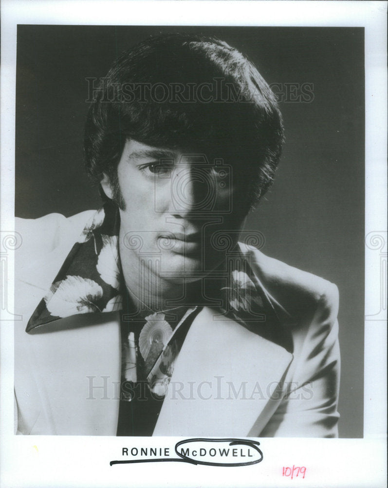 1979 Ronnie McDowell Country Singer - Historic Images