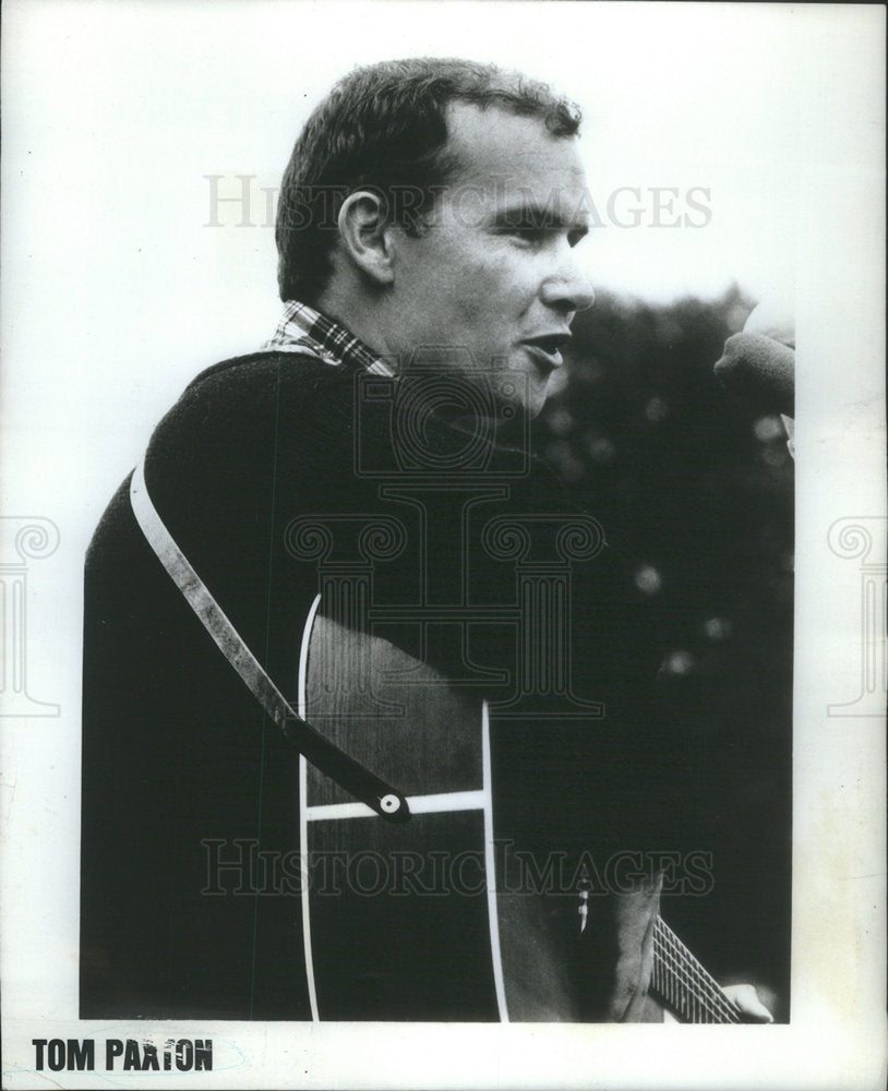 1966 Tom Paxton American Folk Singer Songwriter - Historic Images