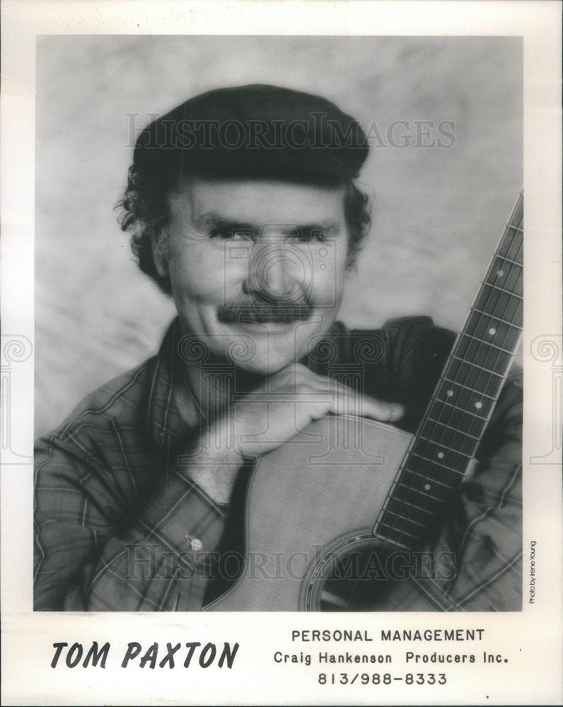 1987 Tom Paxton musician singer - Historic Images