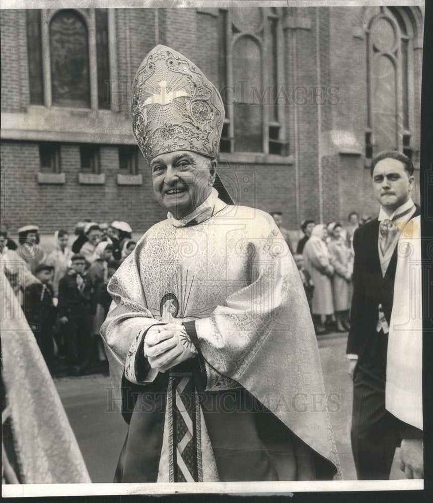 1960 Press Photo Archbishop Bernard J. Shell - RSC30783 - Historic Images