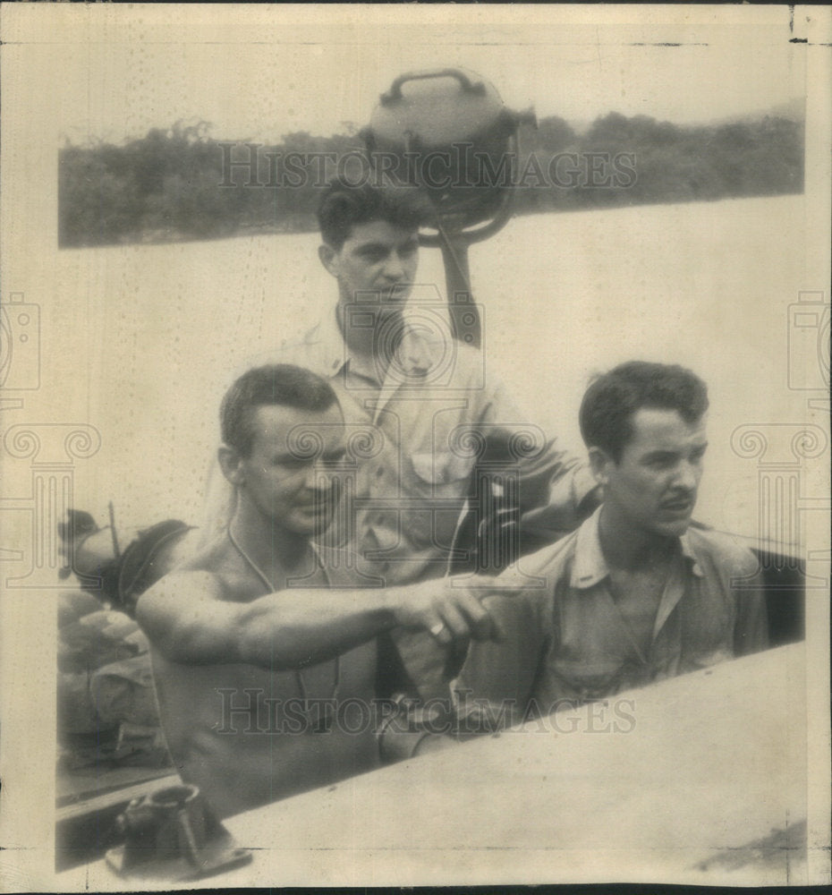 1944 Lt. Alfred G. Vanderhilt Commanding to Boat - Historic Images