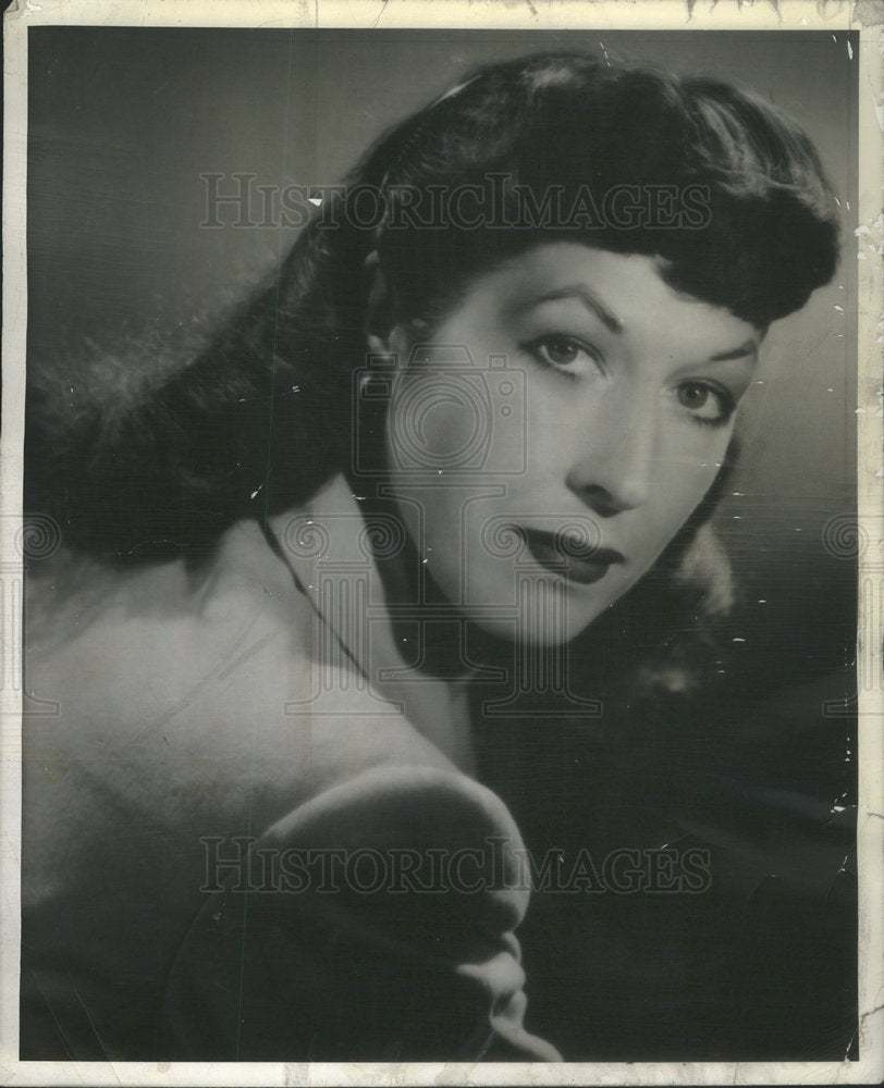 1954 Press Photo Ann St. John, Columnist - Historic Images