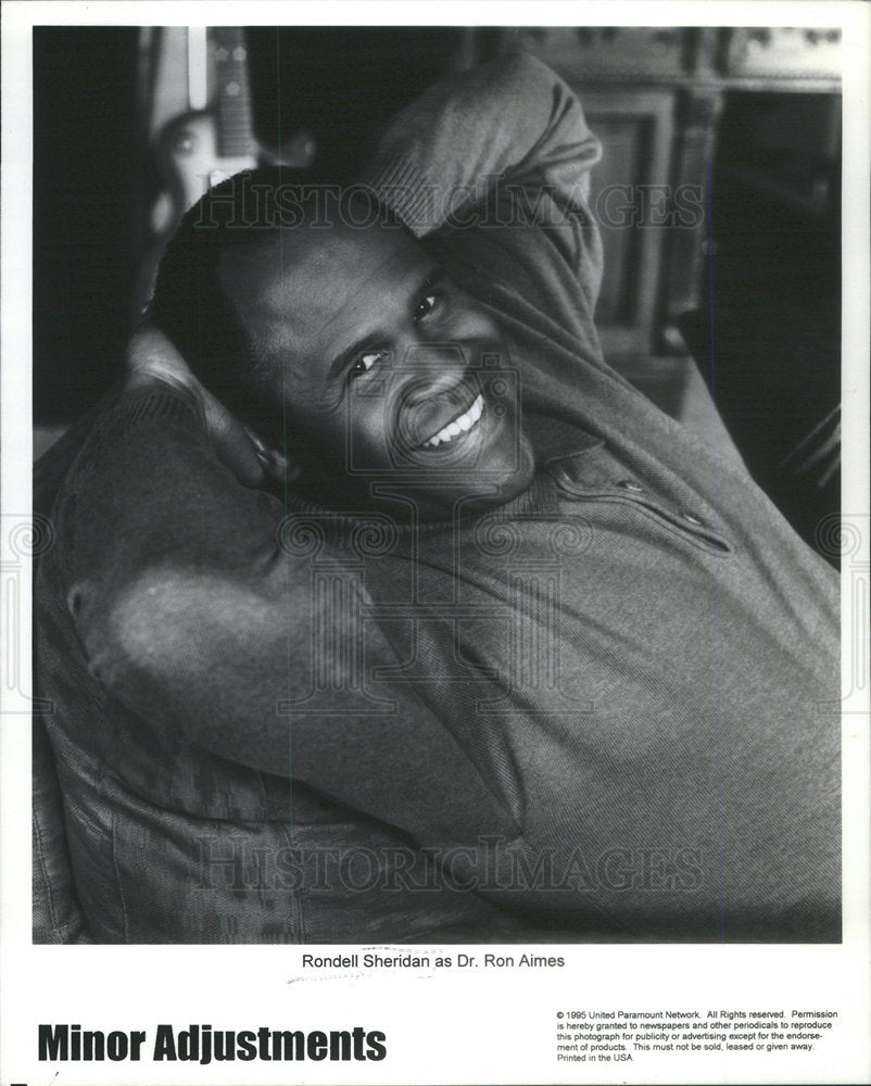 PRESS PHOTO RONDELL SHERIDAN AMERICAN ACTOR COMEDIAN TV DIRECTOR - Historic Images