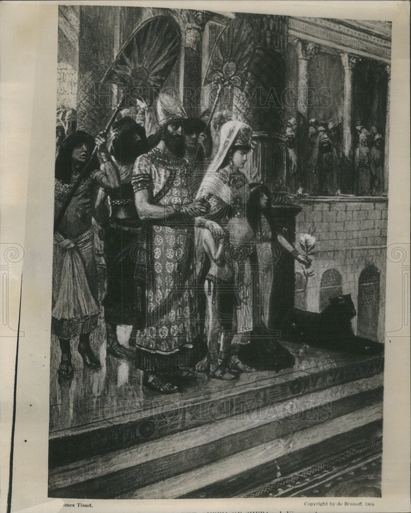 1935 Press Photo QUEEN SHEBA MONARCH - RSC31625 - Historic Images