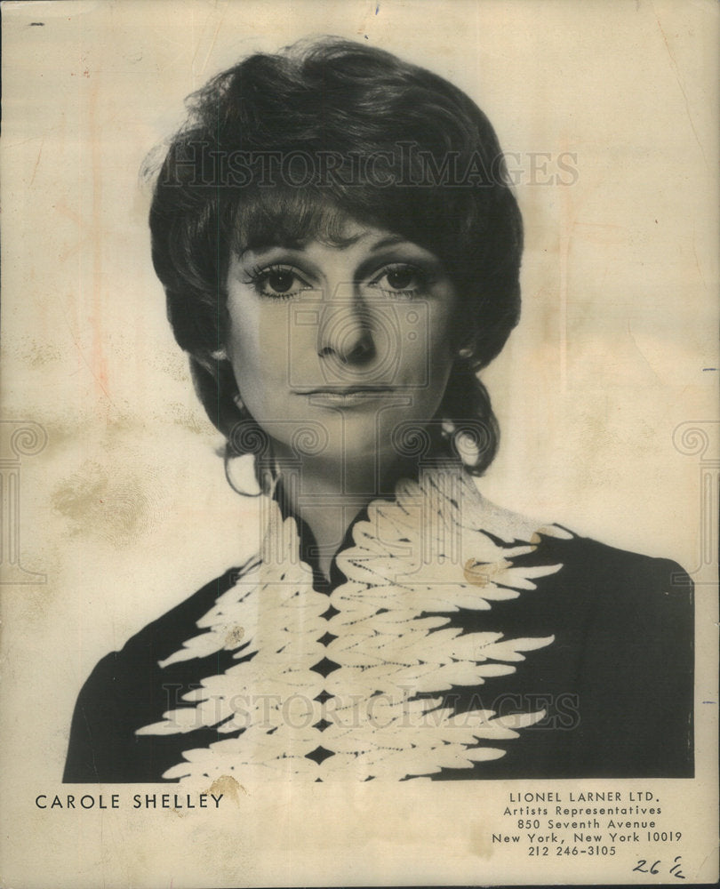 1973 Carole Shelley British Stage Movie Television Actress - Historic Images