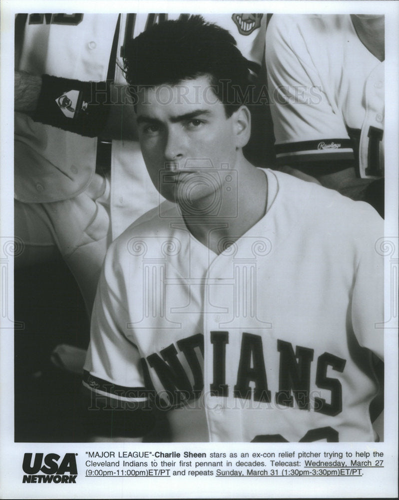 Press Photo Carlos Irwin Estevez American Film and Television Actor - Historic Images