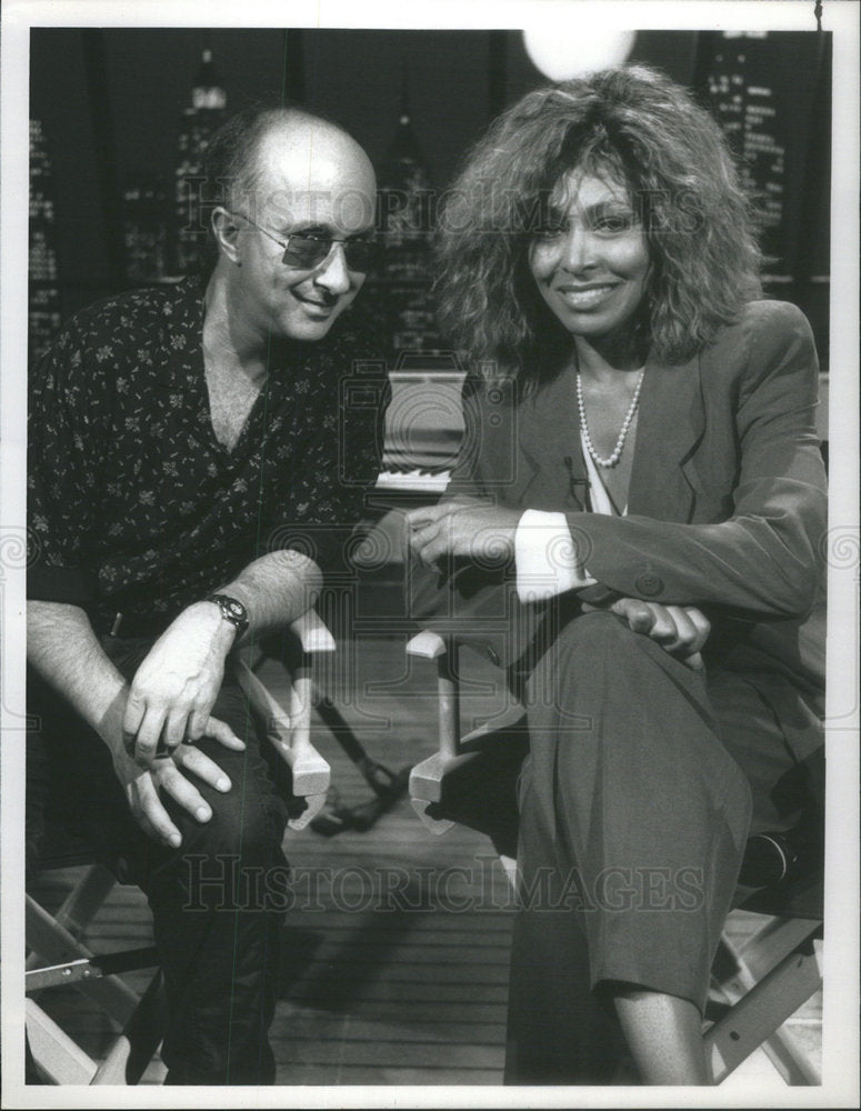 1989 Press Photo Bandleader Paul Shaffer of NBCs Late Night with David Letterman - Historic Images