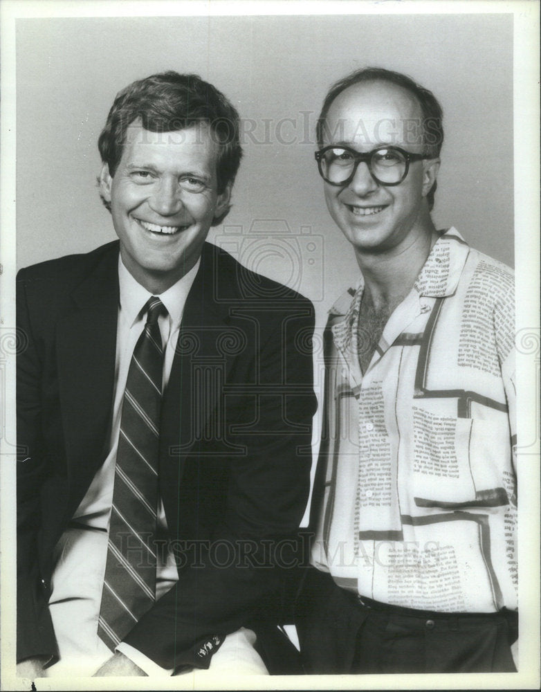 1987 Press Photo PAUL SHAFFER CANADIAN MUSICIAN ACTOR COMEDIAN AUTHOR COMPOSER - Historic Images