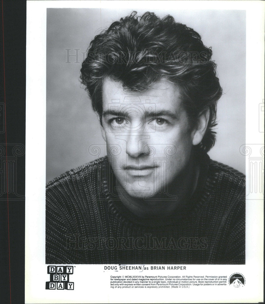 PRESS PHOTO DOUG SHEEHAN AMERICAN ACTOR DAY BY DAY - Historic Images