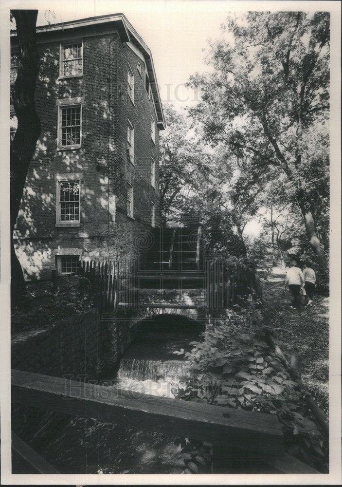 1980 Press Photo GRAUE MILL GRIST MILL HINSDALE ILLINOIS - Historic Images