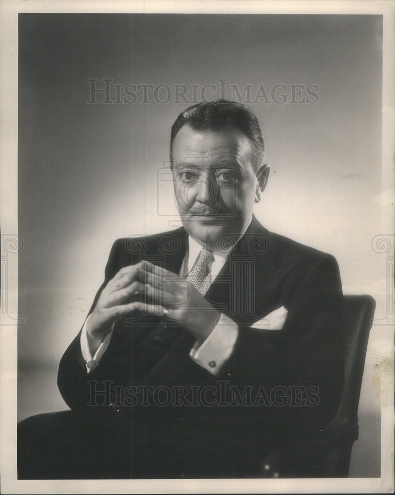 1954 Raymond Walburn American Character Actor - Historic Images