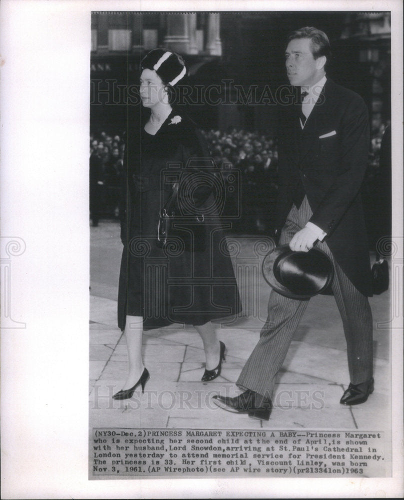 1963 Princess Margaret With Her Husband Lord Snowdon - Historic Images