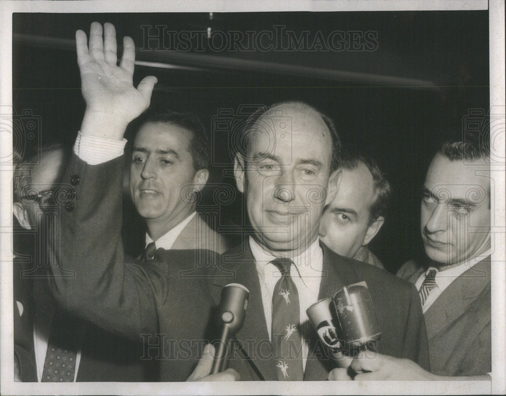 1956 Press Photo Adlai Stevenson Democratic National Convention - Historic Images