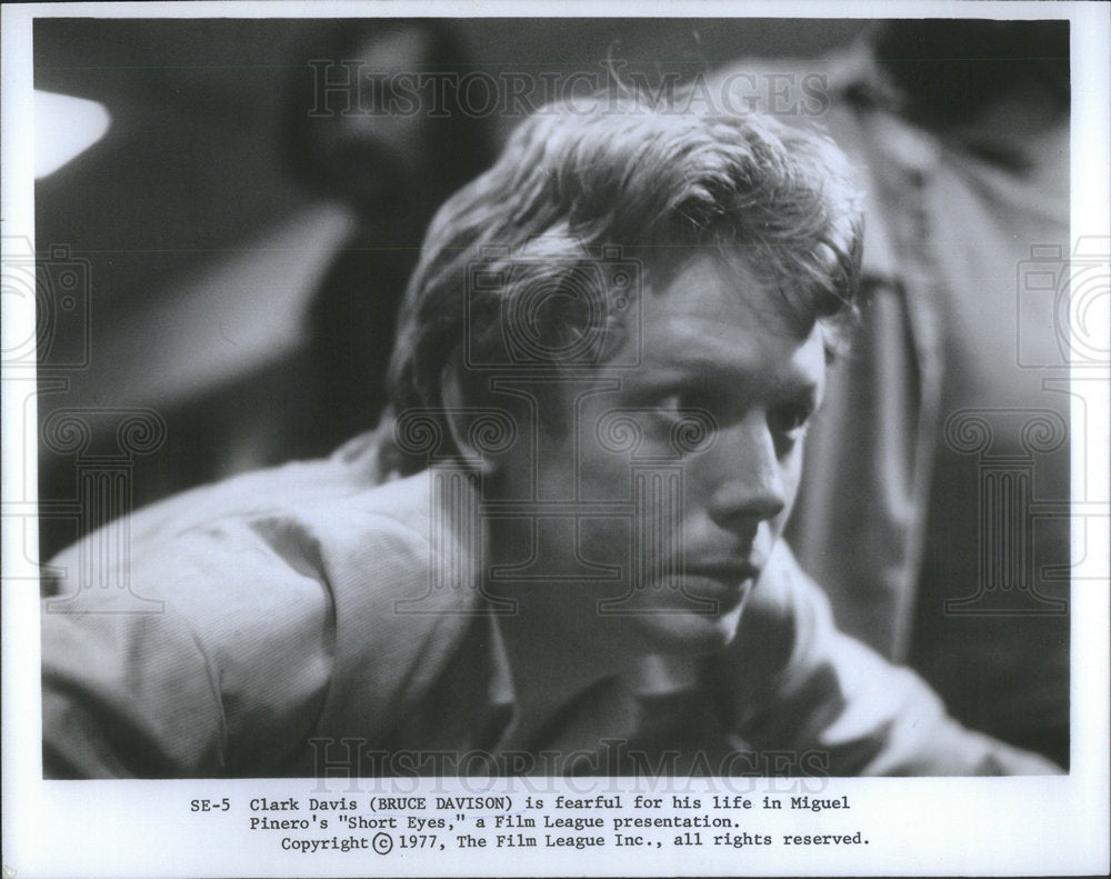 1977 Press Photo Bruce Davison Stars In SHORT EYES - Historic Images