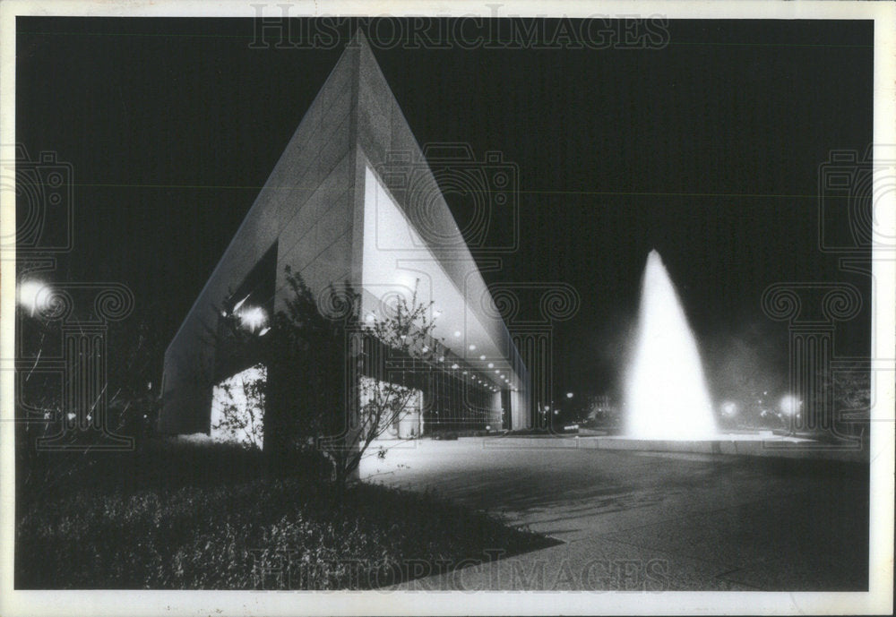 1981 Press Photo Gerald R. Ford Presidential Mansion Grand Rapids Michigan - Historic Images