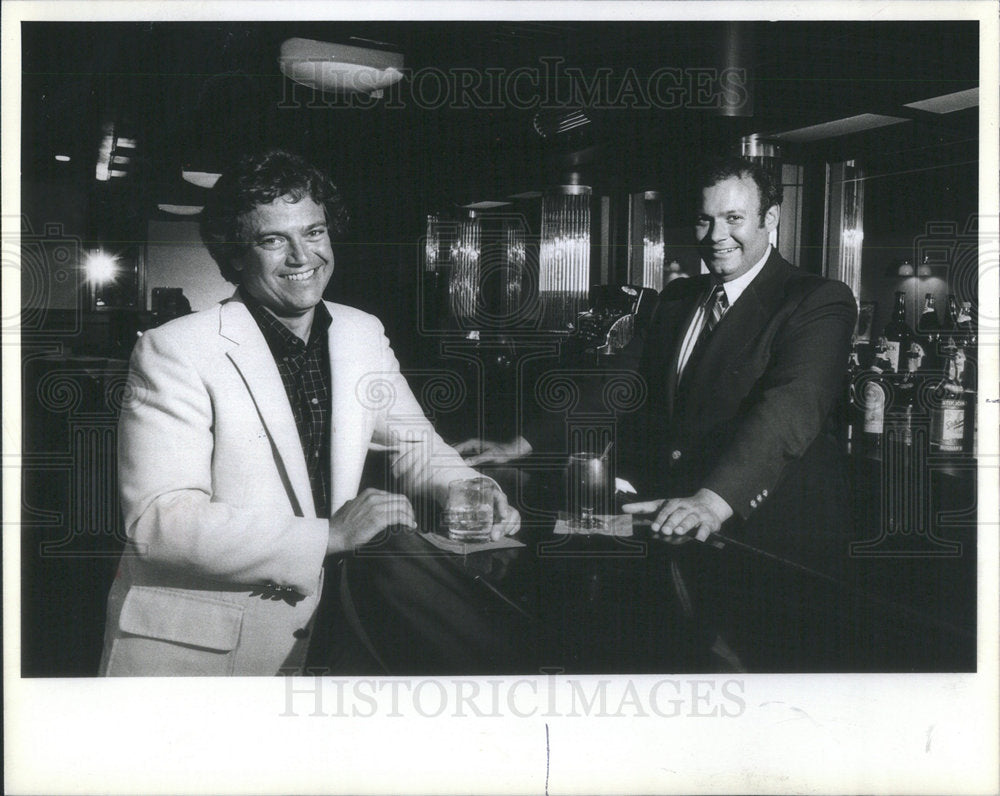 1982 Press Photo Al Guillini &amp; Jerry Schain - Historic Images