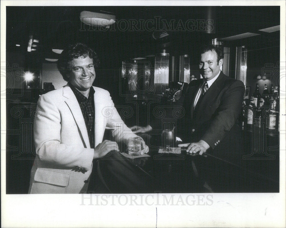 1982 Press Photo Al Guillini & Jerry Schain - Historic Images
