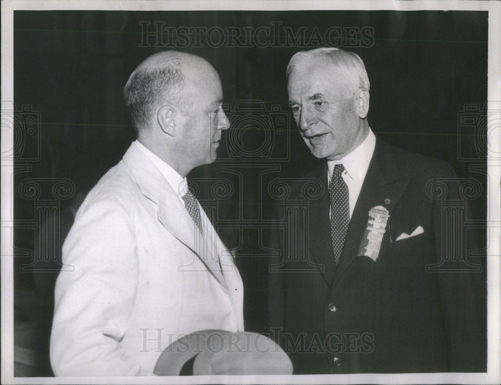 1936 William C. Bullitt (L), American Ambassador to Russia - Historic Images