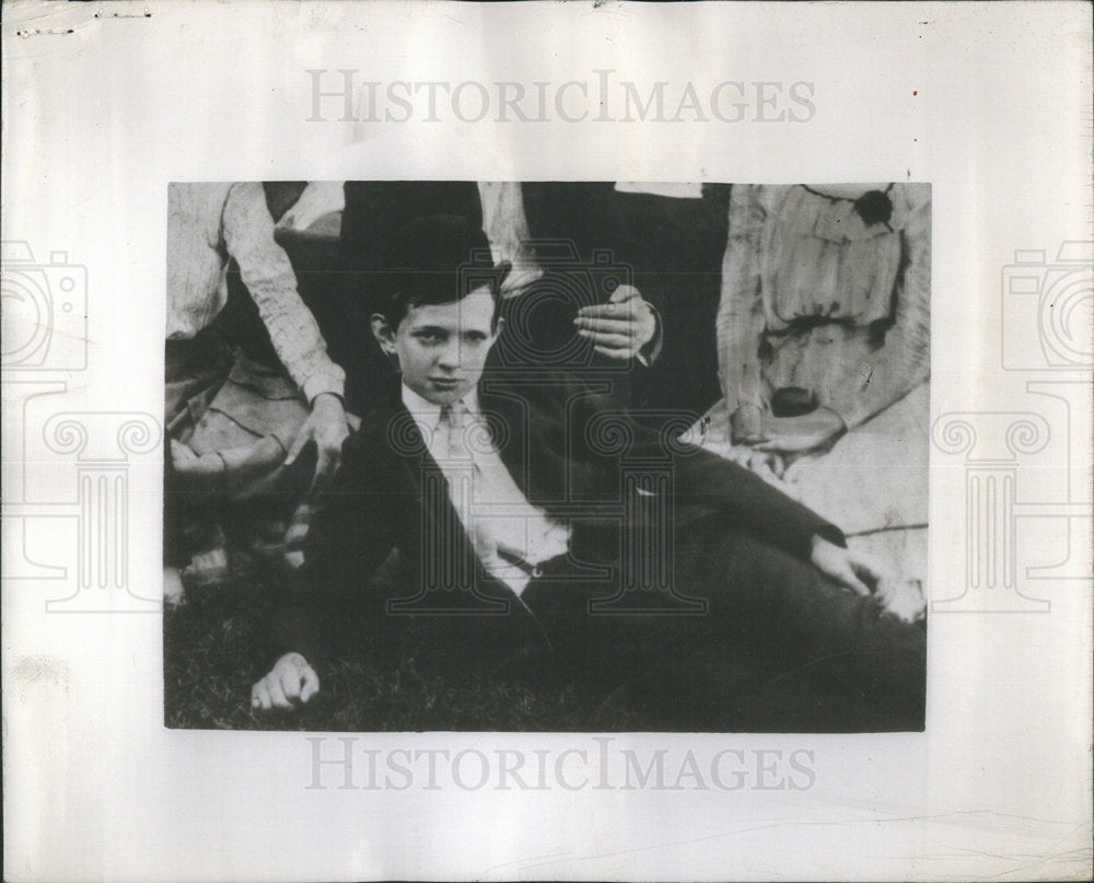 1950 Press Photo Mayor Kennelly appear birthday grammar school picnic - Historic Images