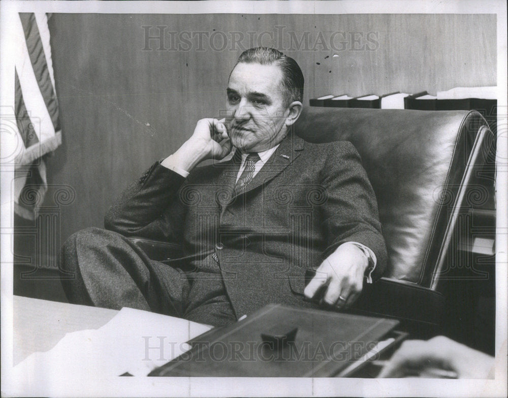 1960 Press Photo Benjamin S Adamoski States Attorney - Historic Images