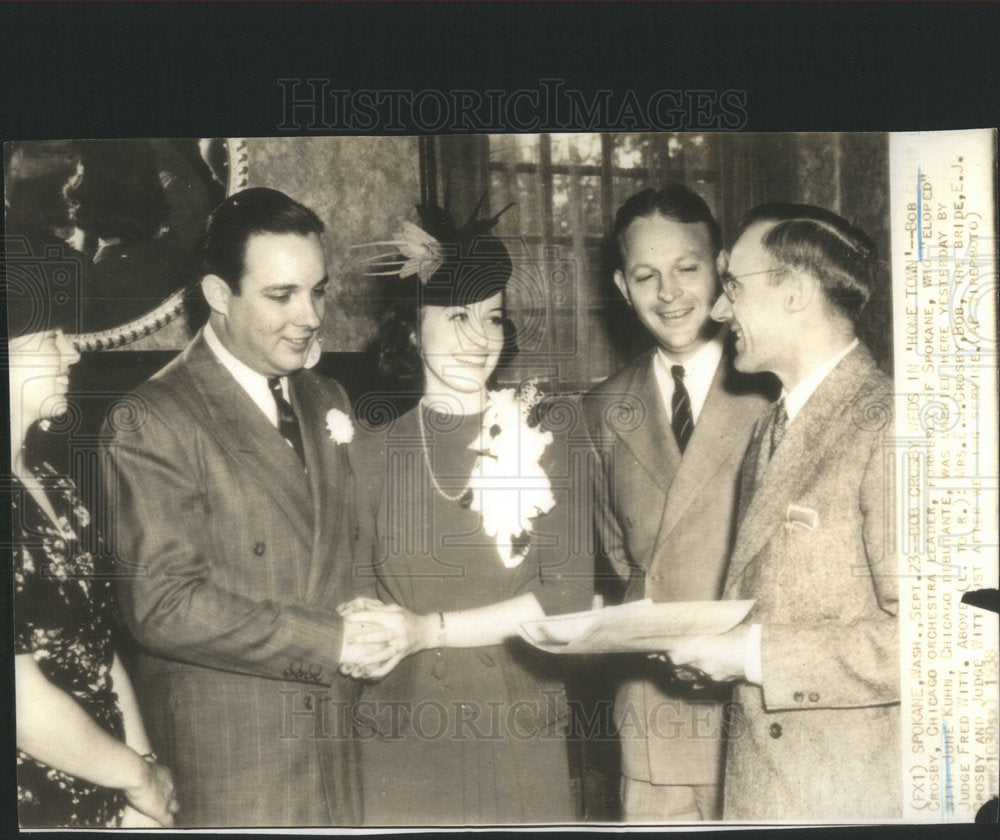 1938 Press Photo Bob Crosby Bandleader - Historic Images