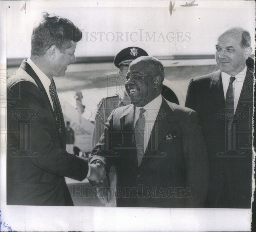 1961 Press Photo Ferik Ibrahim Abboud President - Historic Images