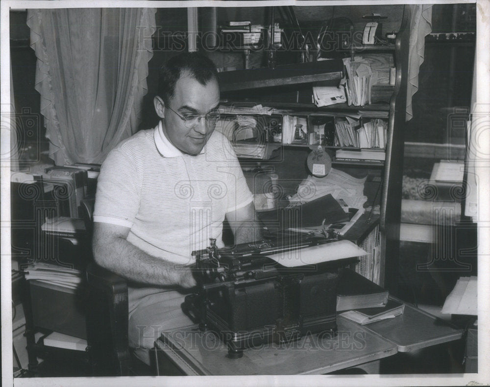 Press Photo Rev. George P. Crist, Former Lutheran minister - Historic Images