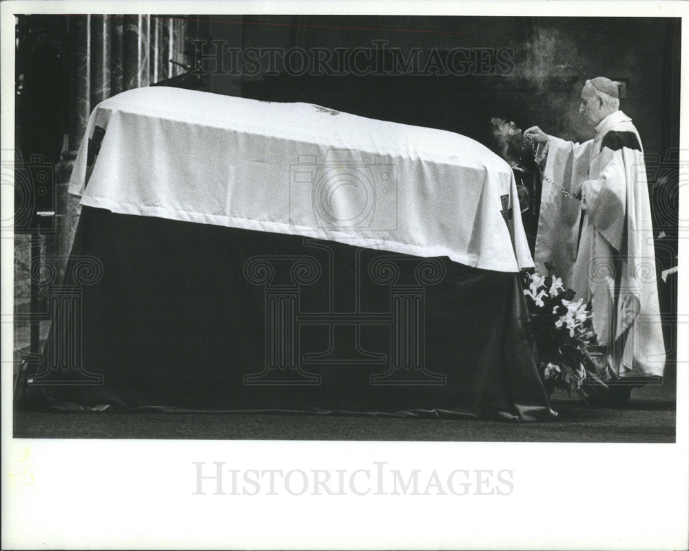 1929 Press Photo Cardival John Cody American clergyman Roman Catholic Church - Historic Images