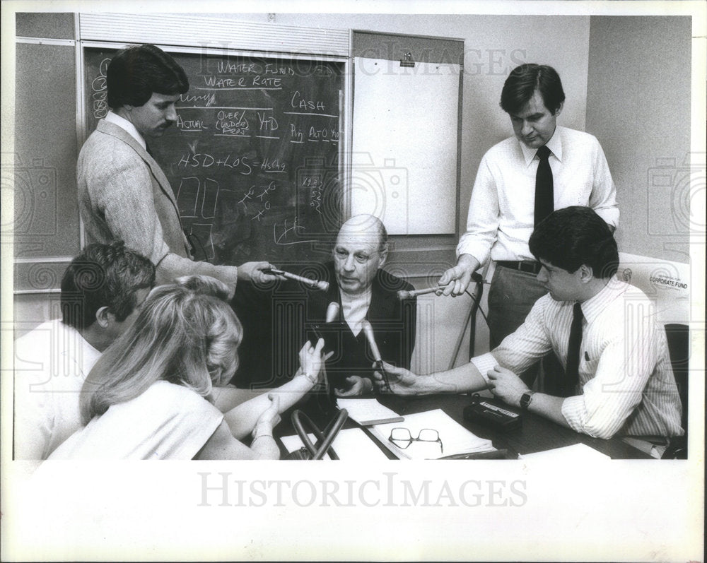 1984 Press Photo Rev Donald Benedict Peoples Church of Chicago - Historic Images