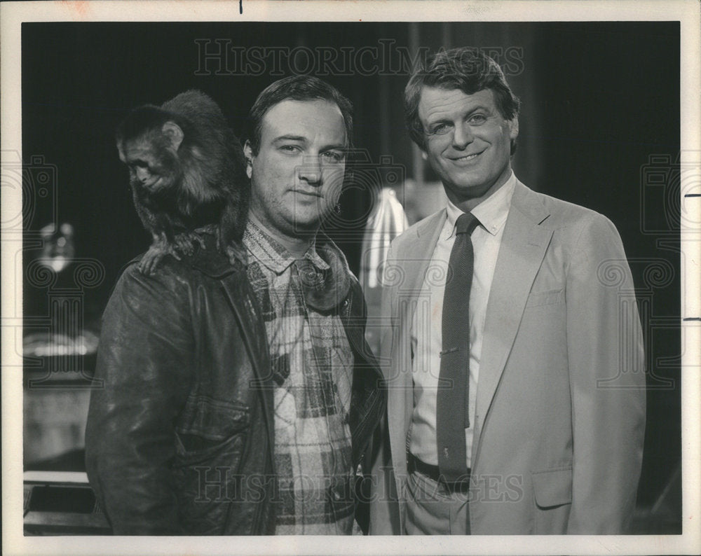 1986 Press Photo James Adam Belushi Actor Musician Comedian - Historic Images