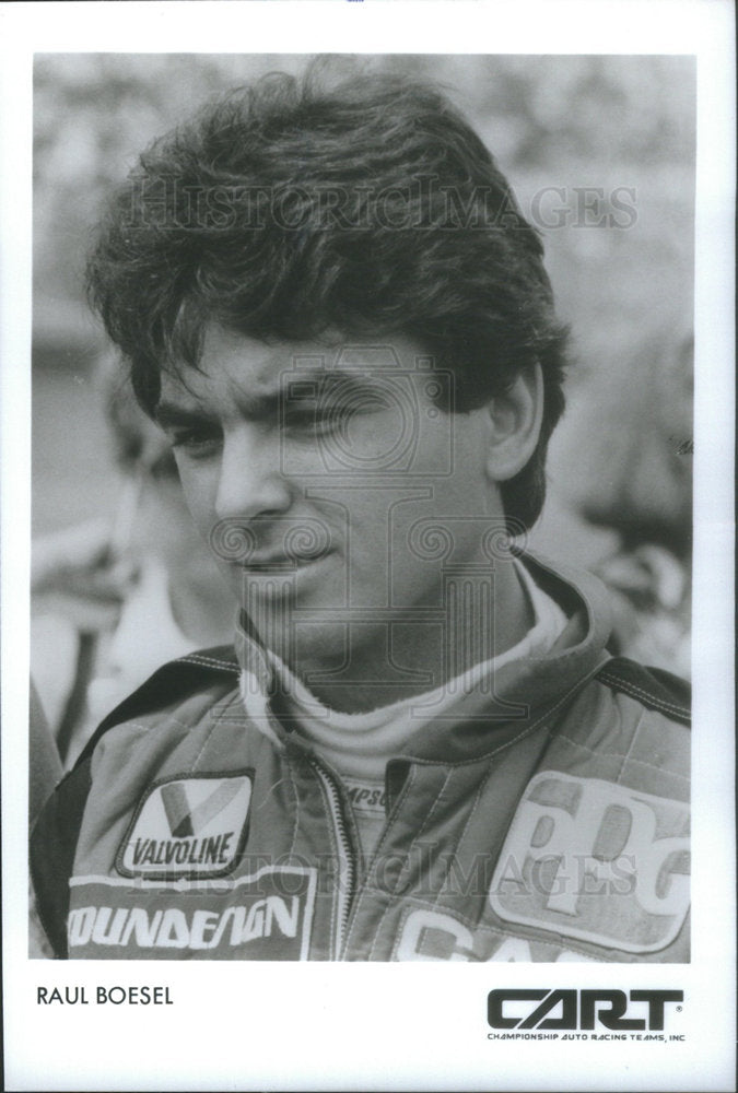 Press Photo Raul Boesel Brazil racing driver March Ligier Formula team Champ Car - Historic Images