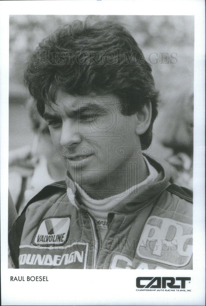 Press Photo Raul Boesel Brazil racing driver March Ligier Formula team Champ Car - Historic Images