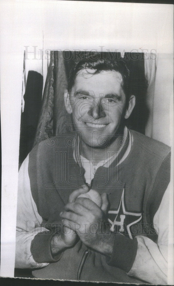 1952 Press Photo Johnny Lindell New York Yankee Pacific Coast league Hollywood- Historic Images